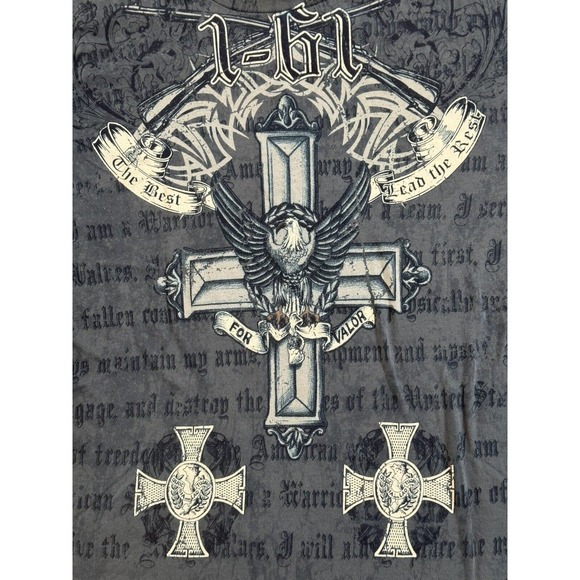 Apprime Men's XL Double Sided Short Sleeve Tee Y2K Blue - Picture 2 of 4